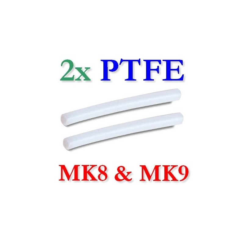 2 x PTFE Teflon Hose Pipe MK8 MK9 Tube Bowden