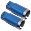 2pcs Marble Hole Openers 32mm Sharpened Sturdy Blue Drilling Hole