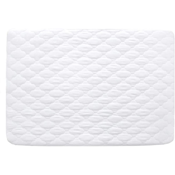 Cot Bed Mattress Protector Waterproof 140x70cm fitted, Quilted Toddler Bed