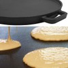 Reversible 12-Inch Double Handled Cast Iron Stovetop Grill/Griddle