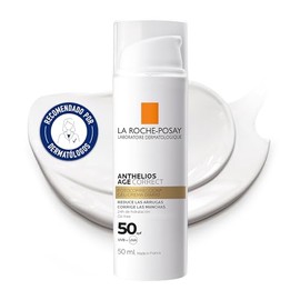 La Roche-Posay Anthelios Age Correct Protector Solar Facial Antiedad Con Ácido Hialurónico Y Phe-Resorcinol, Reduce Arrugas Corrige Manchas, Textura N