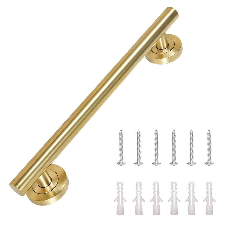 Lava Odoro Shower Grab Bar, Modern Stainless Steel Handicap Grab