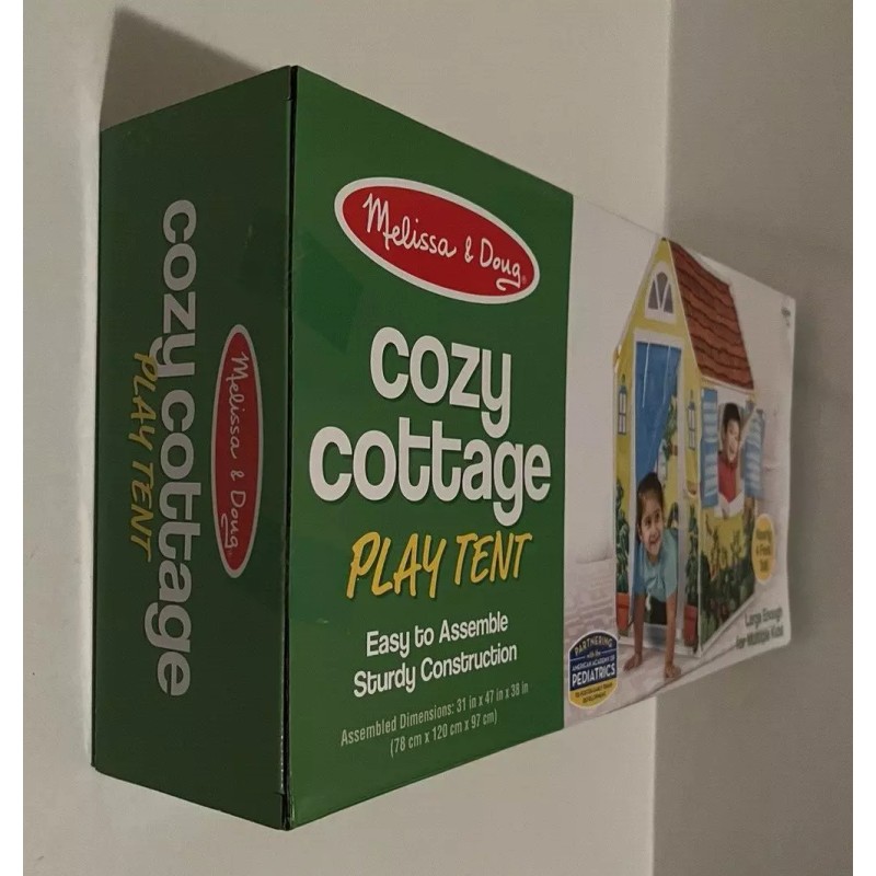 Melissa and Doug - Cozy Cottage Play Tent 31in x
