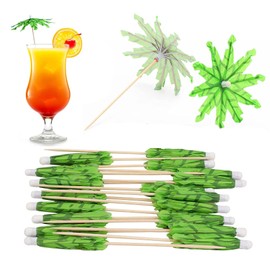 BOBOZHONG Cocktail Umbrellas, 50 Pieces, Cocktail Decoration, Paper, Cocktail Party, Decoration, Drinks, Colourful Umbrellas for Tropical Drinks, Hawaiian Party, Bar, Cocktail Accessories, Decoration