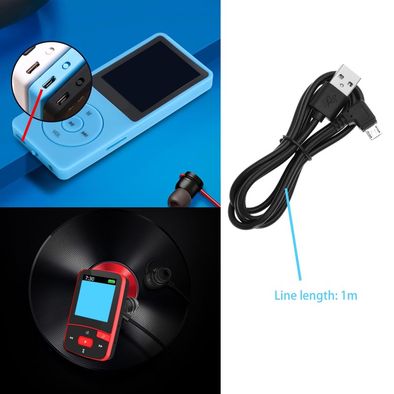 ECSiNG 2pcs PVC Navigator Data Charging Cable for Charging and
