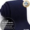 WANDM Men's Pointed Knit Tie Necktie Width 2.75 inches Washable
