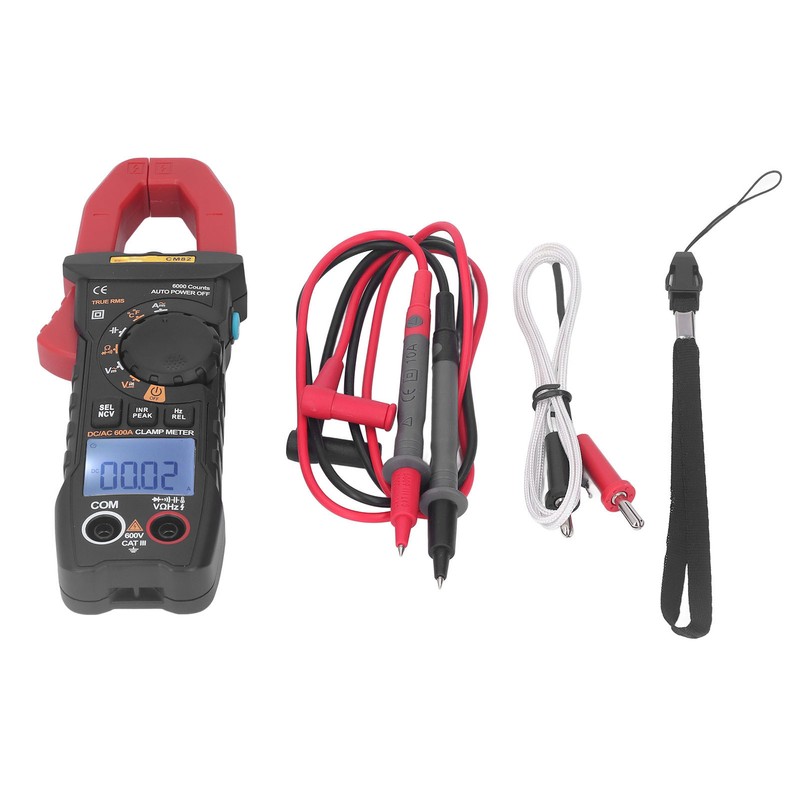 Clamp Meter Digital Display Multimeter Ammeter Voltmeter Tester for AC