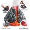 DINOBROS Volcano Toy for Kids 3-5, Mist-spouting Volcano Model with