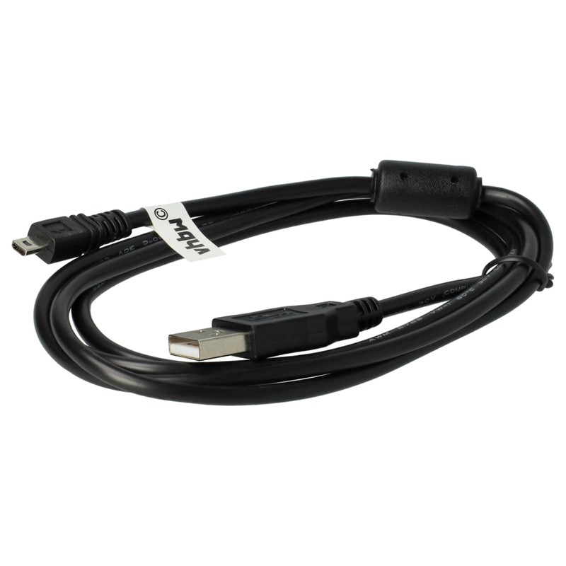 vhbw 5x USB-Kabel Datenkabel (Standard-USB Typ A auf Kamera) kompatibel