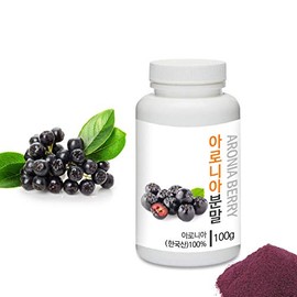 [Medicinal Herbal Powder] Prince Natural Aronia Berry/Choke Berry Powder 프린스 아로니아분말, 3.5oz / 100g (Aronia Berry/아로니아 베리)
