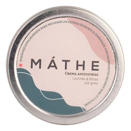 Máthe Crema Antiestrias Natural Orgánica Super Hidratante Rosas