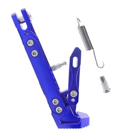 GWH Universal CNC High Quality Motorcycle Adjustable Kickstand Accessories For Motor Scooter Modified Tripod Holder Kickstand Foot Side Support Stand Motorbike Dit Pit Bike