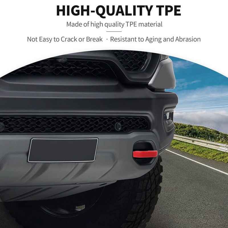 JeCar Tow Hook Covers Factory Bumper Tow Hook Protector Exterior