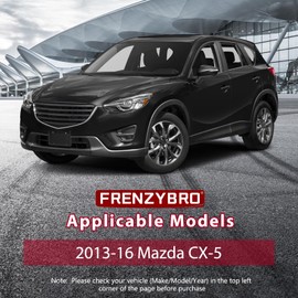 Frenzybro 10 PCs Front Lower Control Arm with Ball Joints Outer Inner Tie Rod Boot Sway Bar Link Replacement For 2013-2016 Mazda CX-5