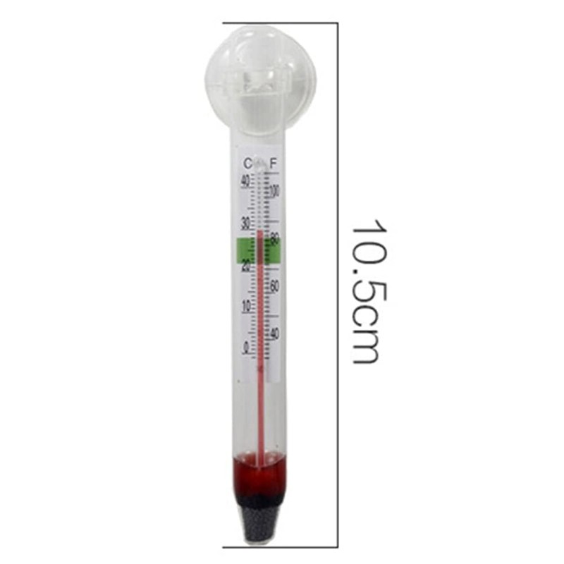 LABO Floating Aquarium Thermometer – Glass - Mercury Free –