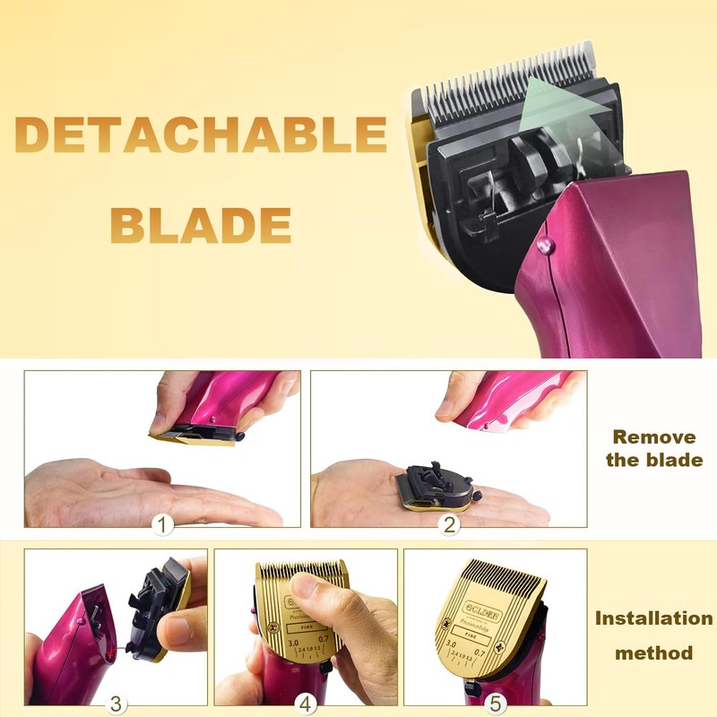 BESTBOMG 5-in-1 Pro Animal Replacement Blades Compatible with Arco, Bravura,