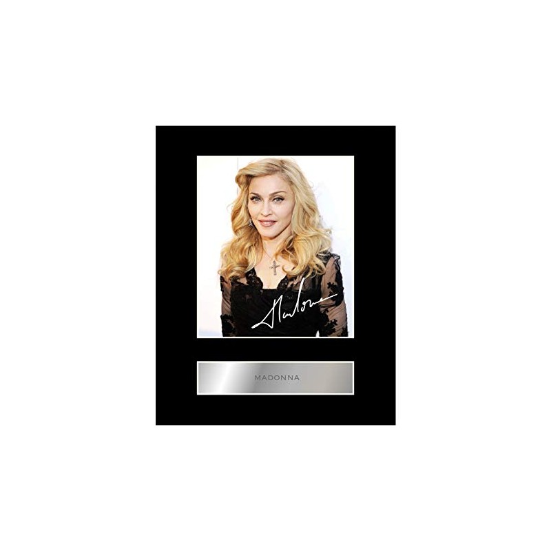 Madonna Signed Mounted Photo Display #3