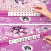 GUSTARIA Mahjong Mat,Mahjong Table Mat with 3 Dice & Carrying