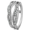 Double Infinity Wedding Ring Guard Enhancer