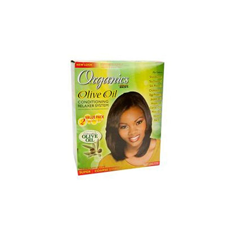 Organics Olive Oil Conditioning Relaxer System No-Lye Super Value Pack