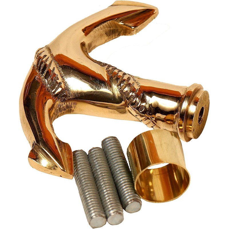 Solid Brass Victorian Anchor Handle Antique Style Vintage Walking Canes