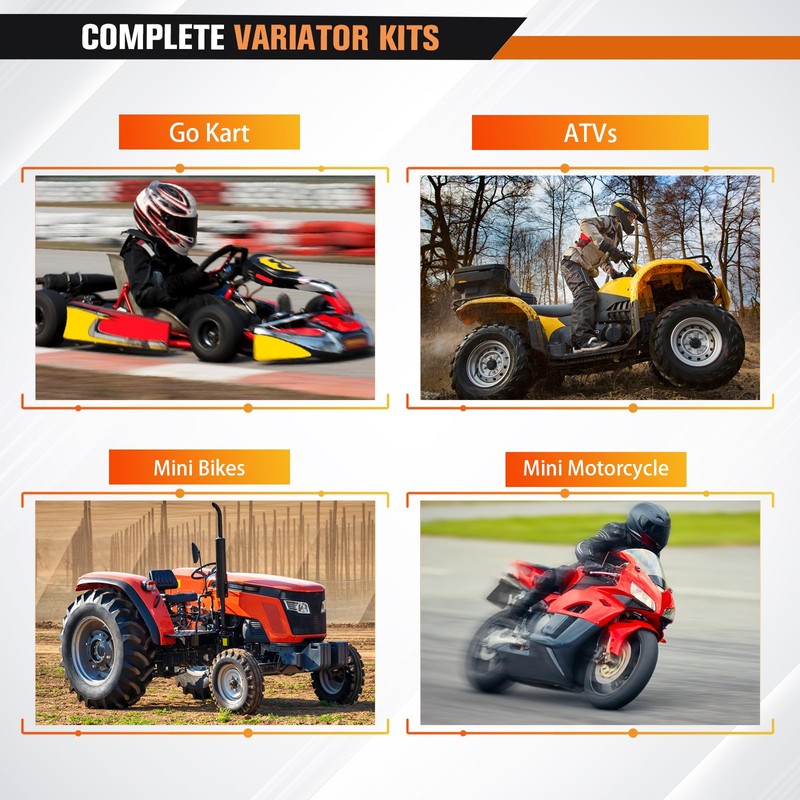 Clutch Set Fit for GY6 50cc 4-Stroke Engine Scooter ATV