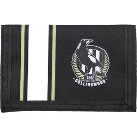 AFL Collingwood Magpies GT Club Logo Wallet, 13 x 8.5cm