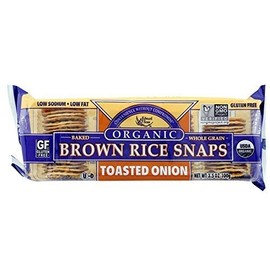 3 Savers Package:Edward & Sons Onion Brown Rice Snaps (12x3.5 Oz)