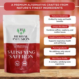 Premium Saffron Blend - Organic and Natural - 40 g Herbal Mix