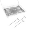 Qancekoo 50 PCS T-Pins for Wigs, 2 Inch Sharp Sturdy