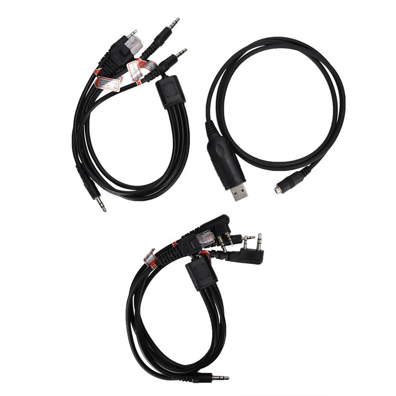 150cm 8 in 1 USB Program Cable Walkie Talkie Programming