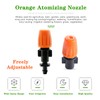 DLBX Orange Micro Sprinkler Watering Device with Two Way Connector,