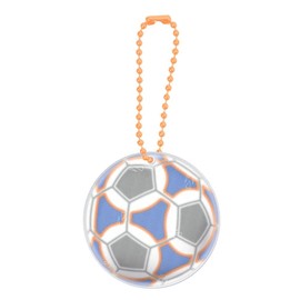 moses. Unisex Youth Colourful Glimmis Reflector Double-Sided Reflective Safety Pendant in Football Design, Normal, Colourful