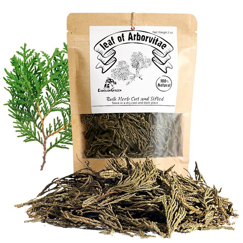 EidolonGreen [China Medicinal Herb] 100% Natural leaf of Arborvitae (Green