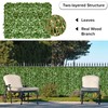 INFRANGE Expandable Fence Privacy Screen, Stretchable Artificial Faux Laurel Hedge