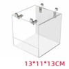 CuteHairy Transparent Acrylic Bird Bath Box with Hook,Thickened Hanging Water