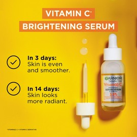 Garnier Vitamin C Serums Face Duo Gift Set, With 3.5% Niacinamide & Salicylic Acid, Brightening Serum, For All Skin Types, Even Sensitive, For Dull, Tired Skin, Bundle 2 x 30ml