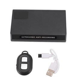 Ultrasound Anti Recording Device 270 Degree Blocking Bug Listening Device Blocker Information Protector with Remote Control for Office Hotel
