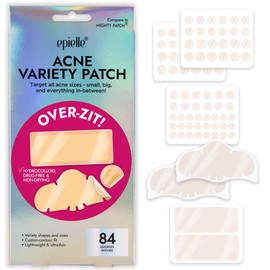 Epielle Over-Zit Acne Variety Patches | 84 Hydrocolloid Acne Pimple Patch for Covering Zits and Blemishes for Full Face (84 Count)