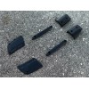 Mojave 6S Body Skid Kit (Set of 6) - Black