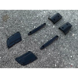 Mojave 6S Body Skid Kit (Set of 6) - Black