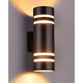 Housen Solutions Outdoor Light Fixture, IP65 Waterproof Exterior Lighting Fixtures, Oil Rubbed Bronze Aluminum Wall Mount Porch Lights, Outdoor Lights for House Garge