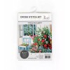Luca-S Terrace with Flowers BU4017L Luca-S Counted Cross-Stitch Kit