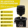 Bzocio -D300B-R4 3-3D Joystick Potentiometer, 10K Resistance