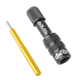 HOUSON Bicycle Front Fork Valve Adapter, Front Fork Valve Adapter Bicycle air Fork Inflatable for Suspension Fork