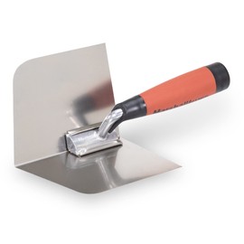 Marshalltown Radius Inside Corner Trowel, 4 x 5 Inch, Blade Flexes to 90-Degrees, Drywall Tool Embeds Tape and Smooths Mud, Create Square Corners, DuraSoft Handle, Made in The USA, 23RD