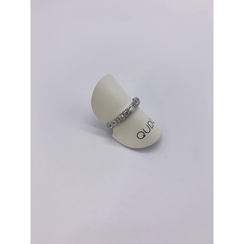 Qudo Eternity Big Memory Ring Stainless Steel Silver, Stainless steel