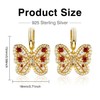 HOTIE Butterfly Earrings for Women: 925 Sterling Silver Butterfly Hoop