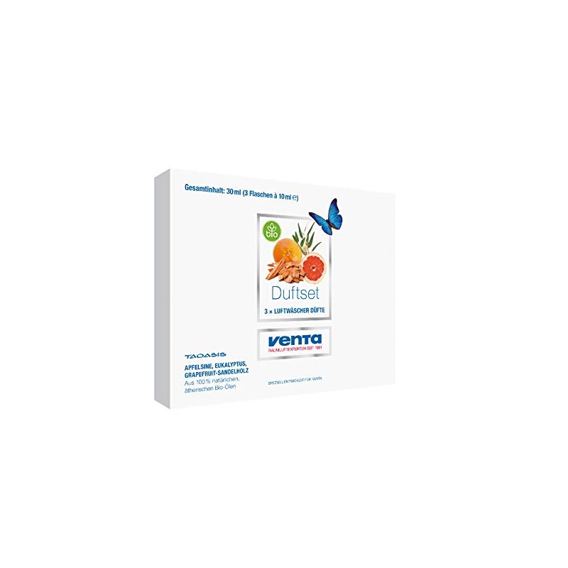 VENTA Venta 6044300 Bio-Duftset Exklusiv N1 (Apfelsine, Eukalyptus, Grapefruit-Sandelholz), 1