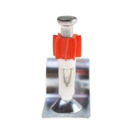 Ceas PCC038M100 3/8" Emt Clip One Hole Conduit Strap Drivepin Powder-Puff (25 Pack)